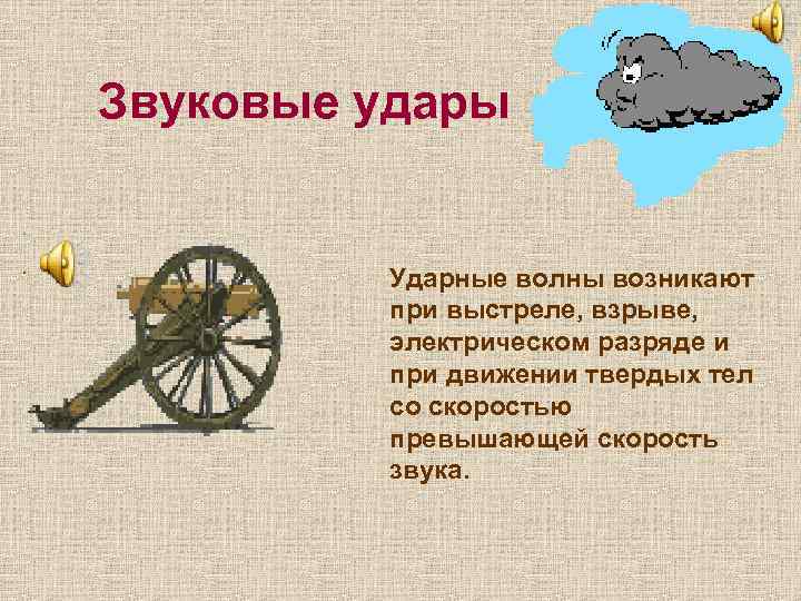 Удар звуковой волны