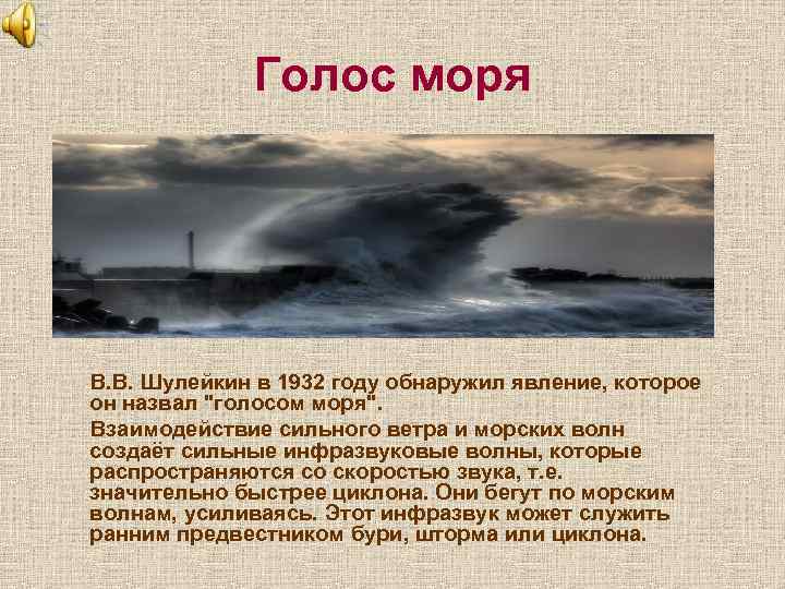 Голос моря