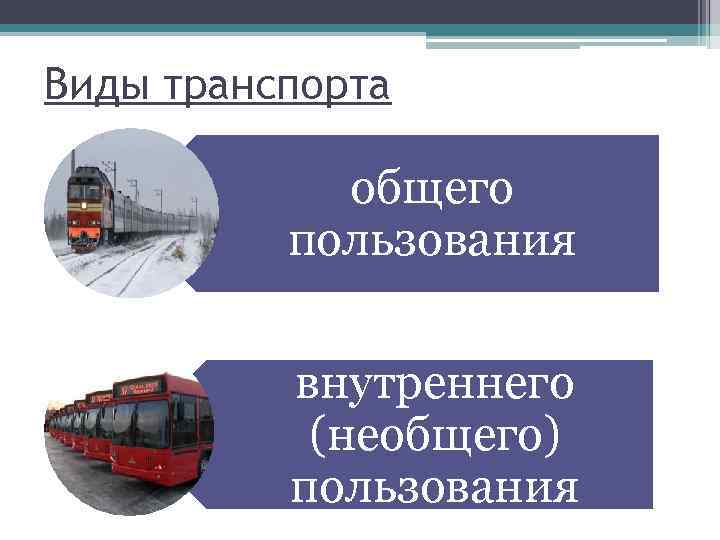 Пользование транспортом. Транспорт общего пользования. Транспорт необщего пользования. Виды транспорта общего пользования. Автомобильный транспорт общего пользования это.