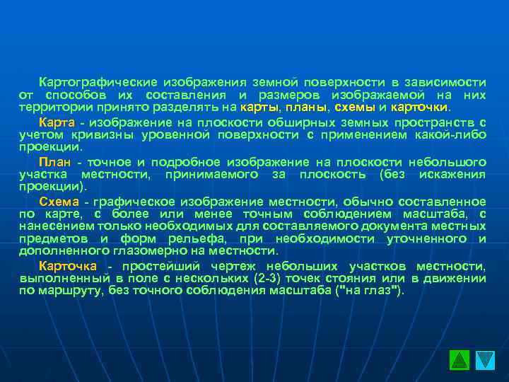 Расположите картографические изображения земной поверхности по мере уменьшения их масштаба