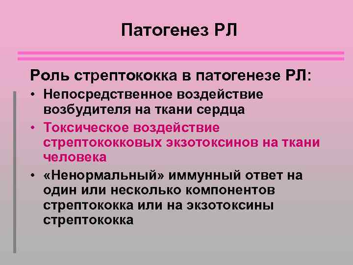 Схема исследования стрептококков