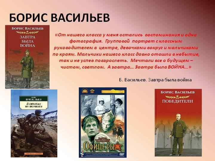 Васильев завтра была война презентация