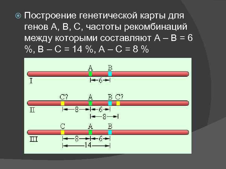 Генетическая карта егэ биология