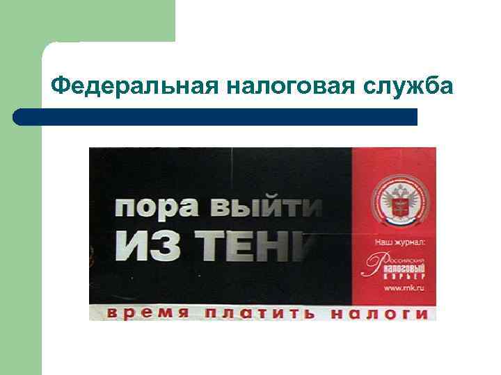 Федеральная налоговая служба 