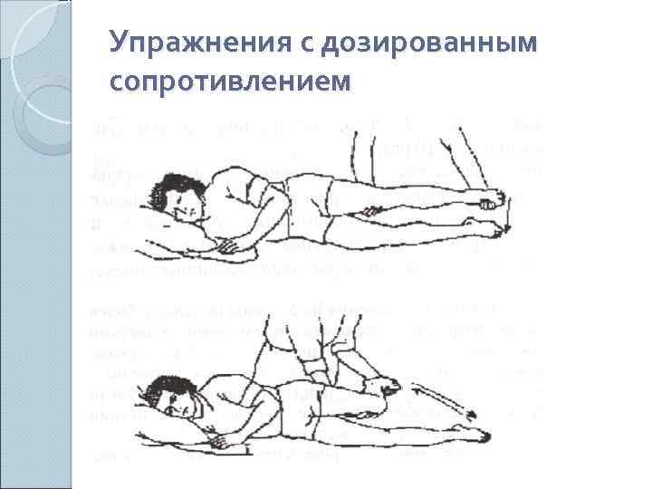 Упражнения с дозированным сопротивлением 