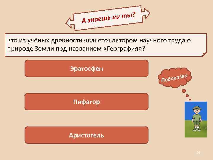 ? ешь ли ты А зна Кто из учёных древности является автором научного труда