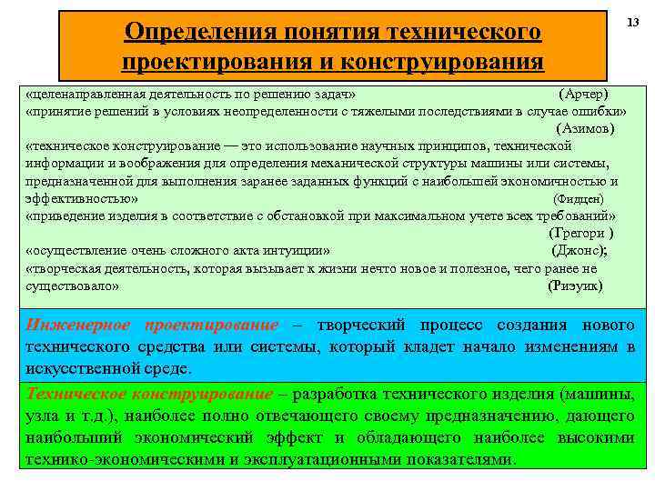 Определение понятий решение. Процесс проектирования и конструирования понятие. Задачи проектирования и конструирования. Определение термина проектирование. Виды технического проектирования.