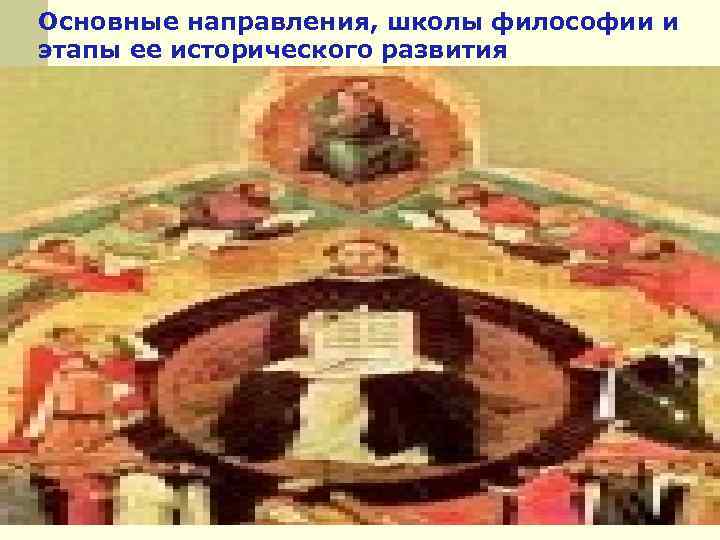 Основные направления, школы философии и этапы ее исторического развития 