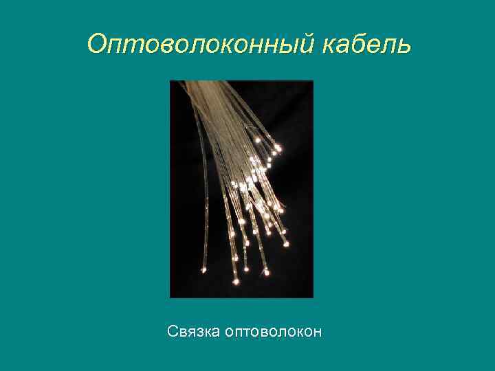 Оптоволоконный кабель Связка оптоволокон 