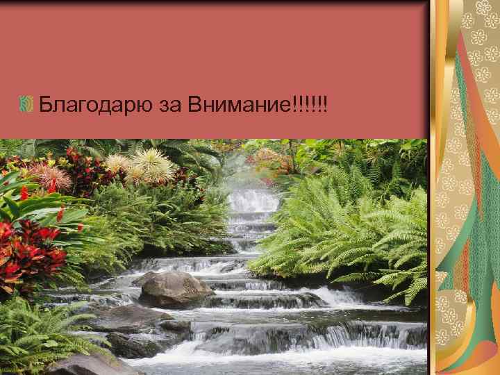 Благодарю за Внимание!!!!!! 