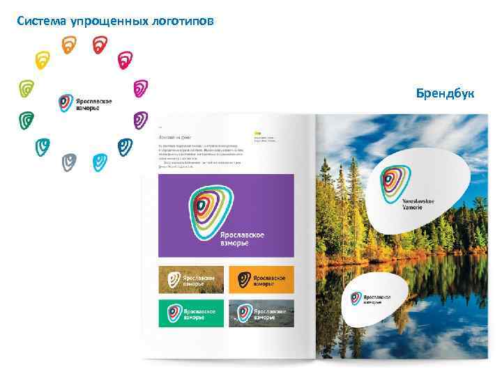 Система упрощенных логотипов Брендбук 