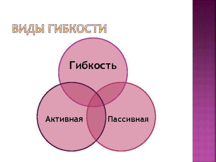 Гибкость Активная Пассивная 