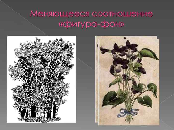 Меняющееся соотношение «фигура-фон» 