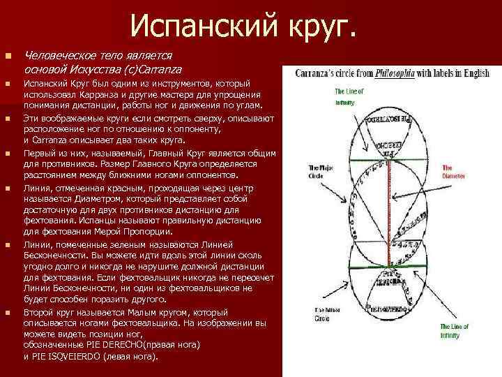 Испанский круг. n Человеческое тело является основой Искусства (с)Carranza n Испанский Круг был одним