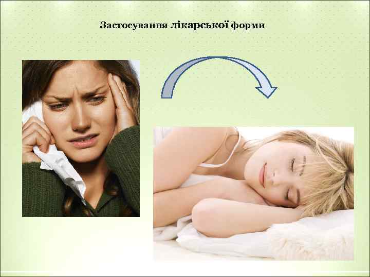 Застосування лікарської форми 