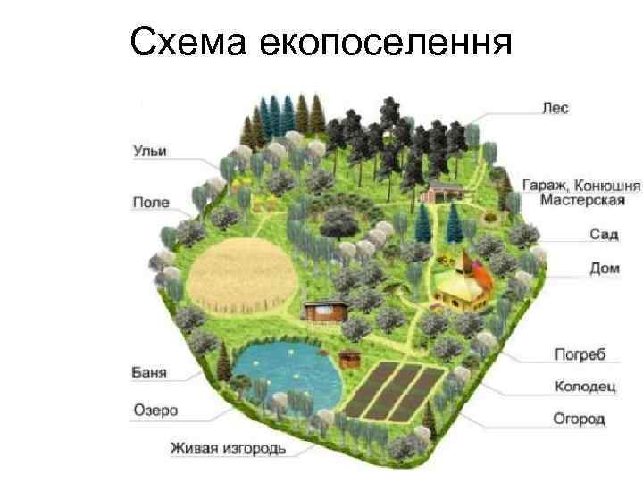 Схема екопоселення 