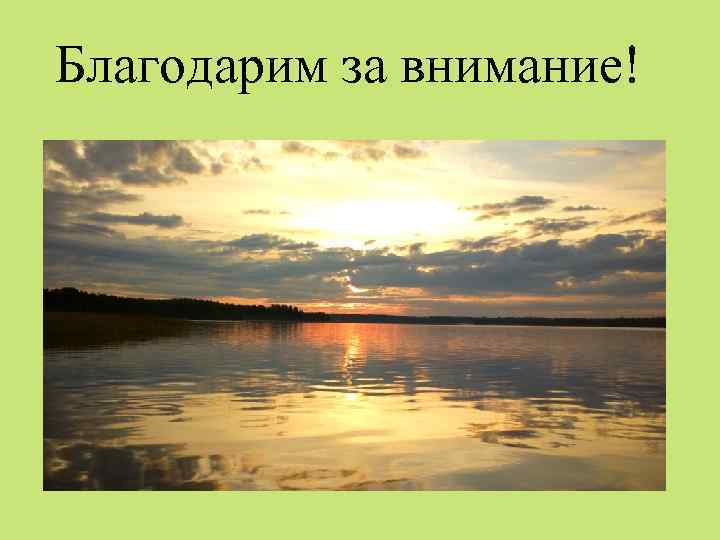 Благодарим за внимание! 