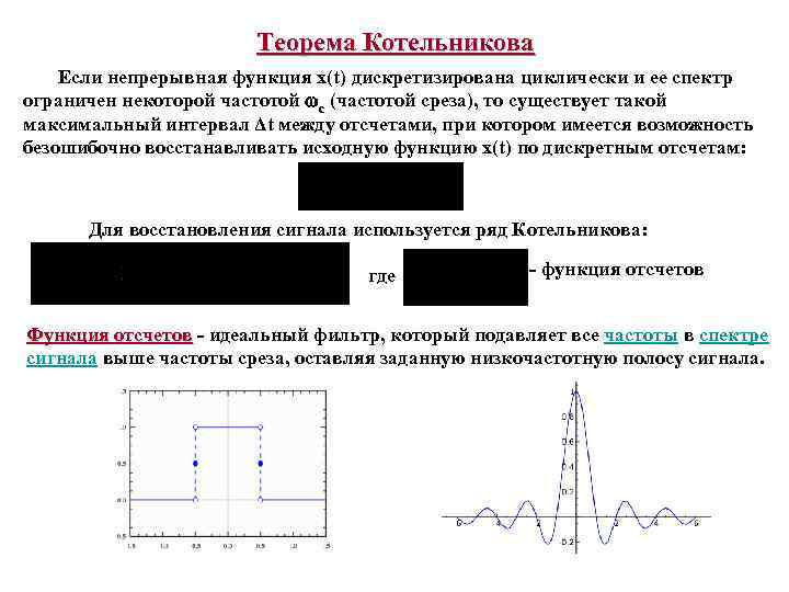 Теорема котельникова. Дискретизация сигнала в маткаде. Квантование сигнала теорема Котельникова. Спектр сигнала теорема Котельникова. Теорема Котельникова интервал дискретизации.