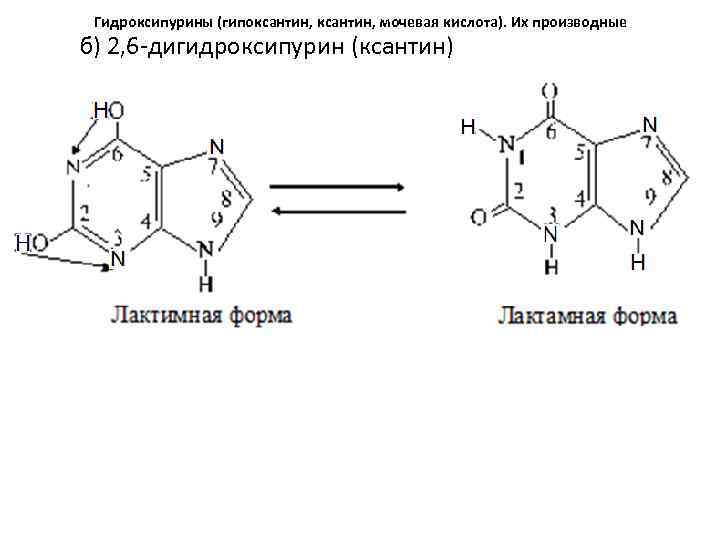 Гипоксантин формула. 2 6 Дигидроксипурин. Схема таутомерных превращений мочевой кислоты. Гипоксантин и гуанин. Таутомерные формы мочевой кислоты.