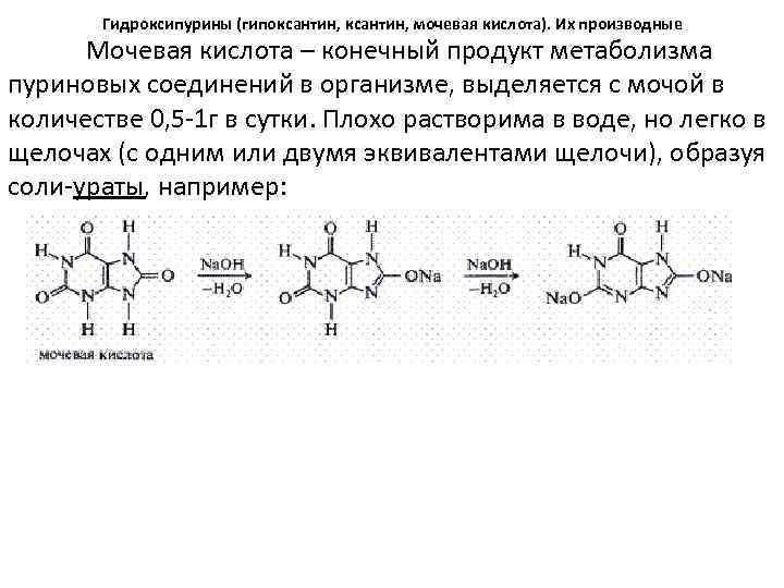 Мочевая кислота какой обмен