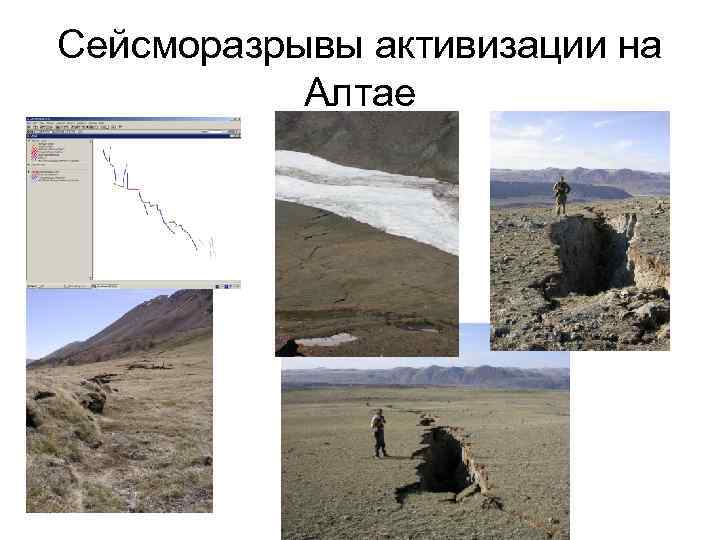 Сейсморазрывы активизации на Алтае 