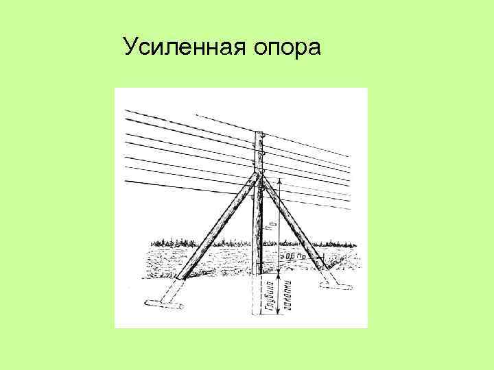 Усиленная опора 