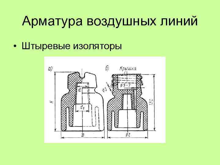 Арматура воздушных линий • Штыревые изоляторы 