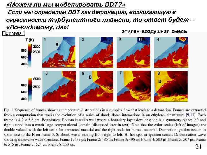  «Можем ли мы моделировать DDT? » Если мы определим DDT как детонацию, возникающую