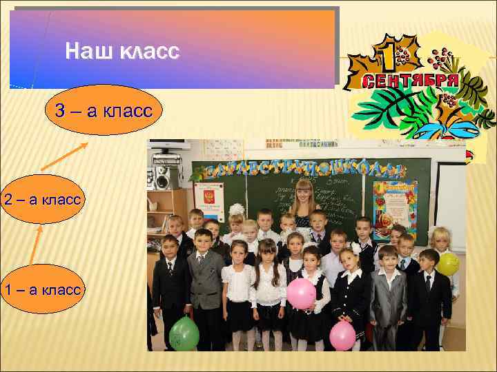 Наш класс 3 – а класс 2 – а класс 1 – а класс