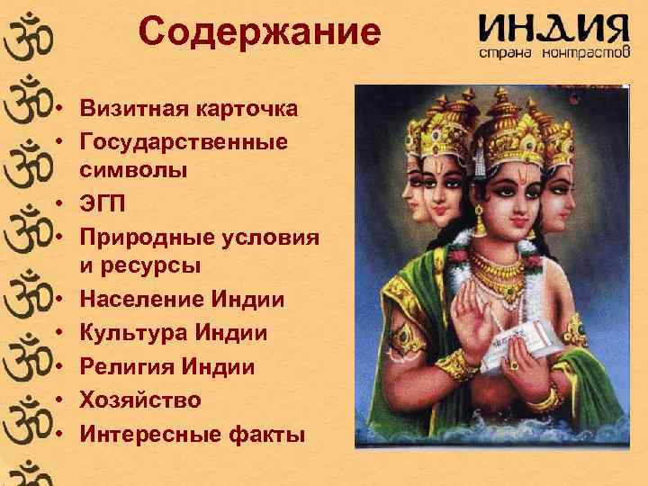 Содержание • Визитная карточка • Государственные символы • ЭГП • Природные условия и ресурсы