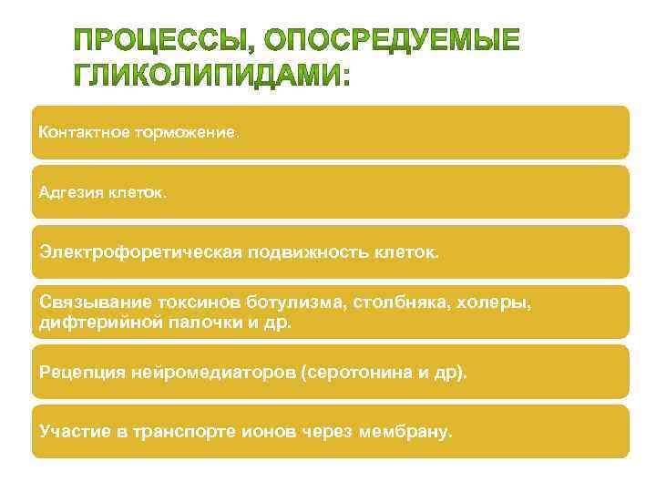 Контактное торможение. Адгезия клеток. Электрофоретическая подвижность клеток. Связывание токсинов ботулизма, столбняка, холеры, дифтерийной палочки