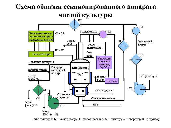 Технологическая схема поверхностного культивирования