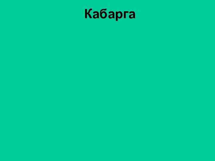 Кабарга 