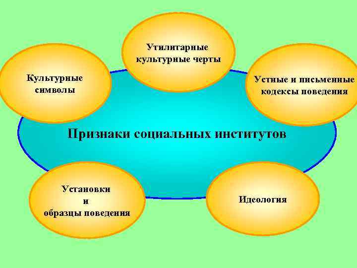 Социальные институты организуют человеческую деятельность устанавливая образцы поведения