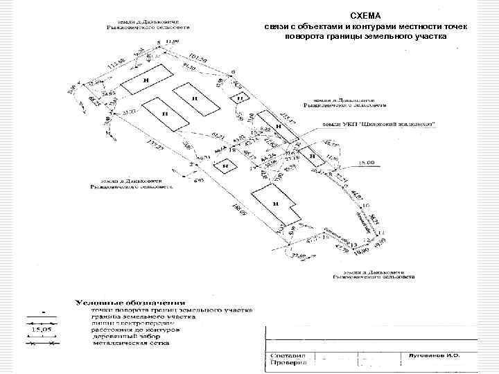 Карта план объекта