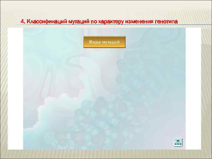 4. Классификаций мутаций по характеру изменения генотипа 