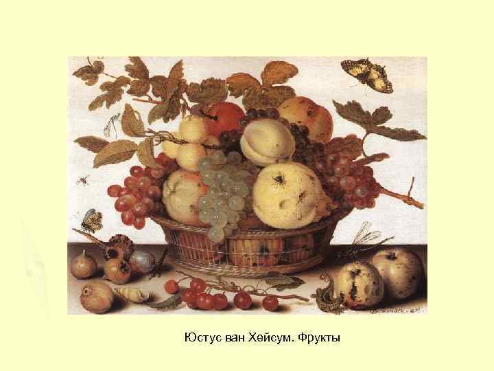 Юстус ван Хейсум. Фрукты 