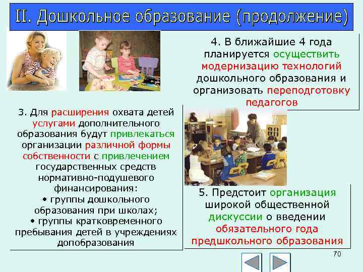 3. Для расширения охвата детей услугами дополнительного образования будут привлекаться организации различной формы собственности