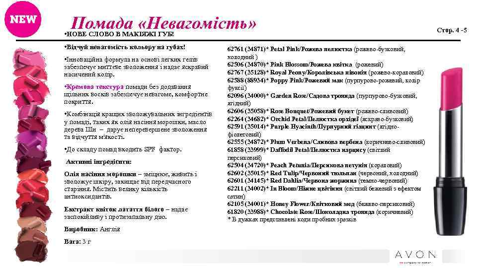 Помада «Невагомість» • НОВЕ СЛОВО В МАКІЯЖІ ГУБ! • Відчуй невагомість кольору на губах!