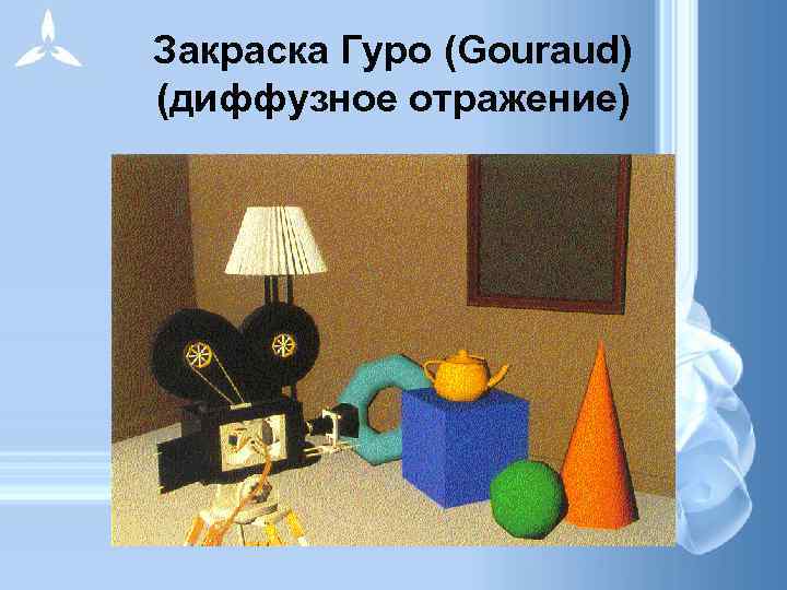 Закраска Гуро (Gouraud) (диффузное отражение) 