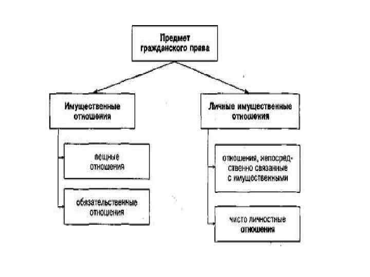 Гражданское право общая часть в схемах