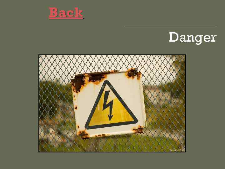 Back Danger 