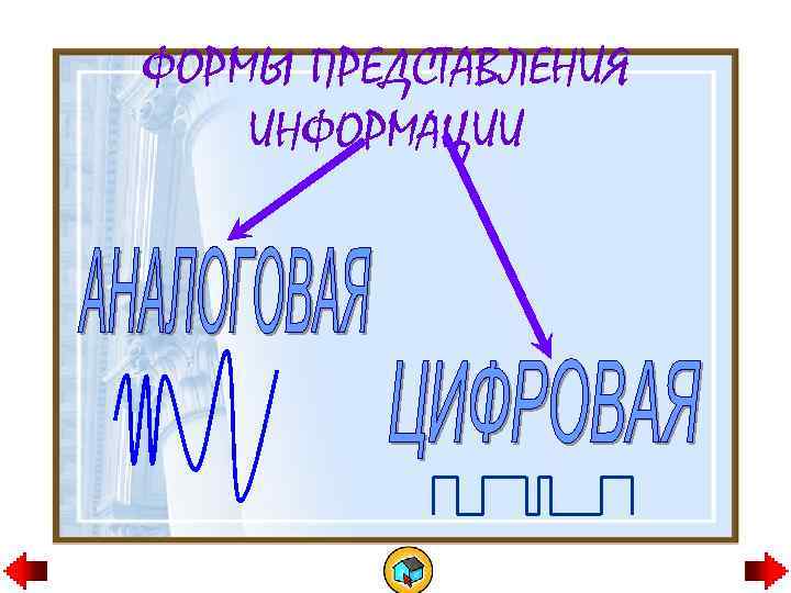 ФОРМЫ ПРЕДСТАВЛЕНИЯ ИНФОРМАЦИИ 