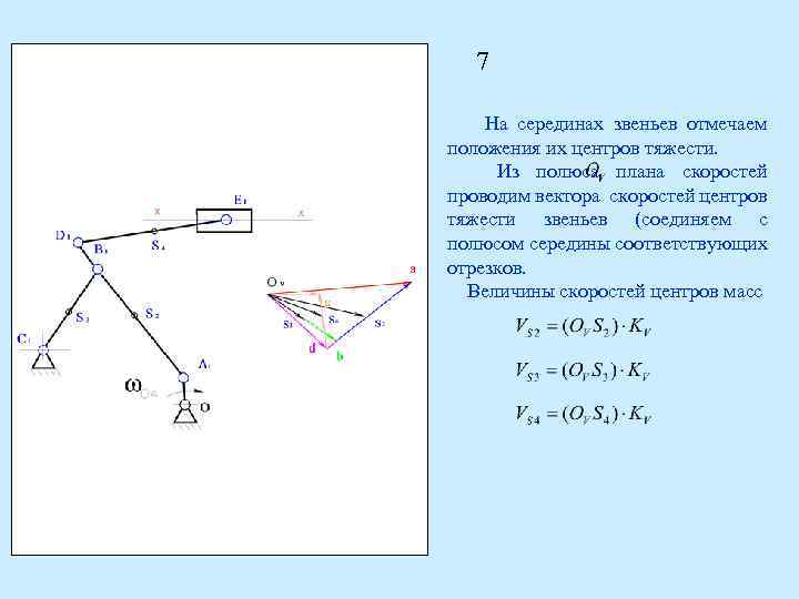 Векторы каких скоростей ускорений исходят из полюса плана скоростей плана ускорений