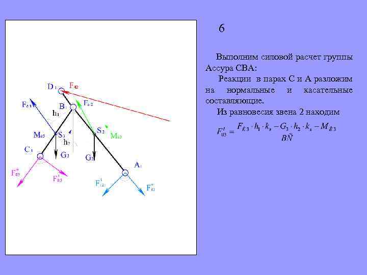 Кинематический анализ групп ассура ii класса методом планов