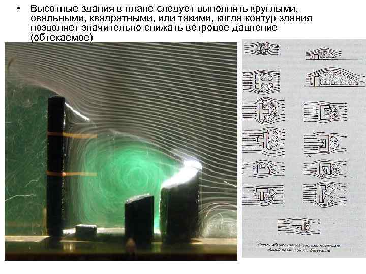  • Высотные здания в плане следует выполнять круглыми, овальными, квадратными, или такими, когда