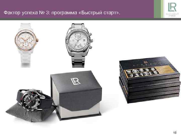 Фактор успеха № 3: программа «Быстрый старт» . 18 