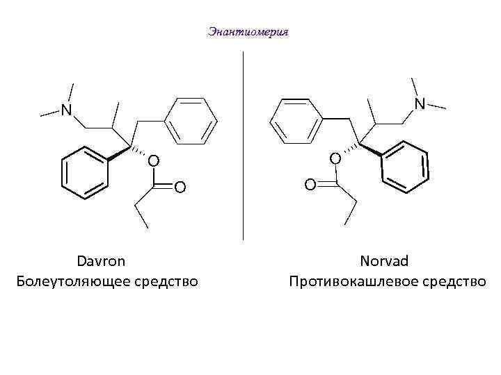 Энантиомерия Davron Norvad Болеутоляющее средство Противокашлевое средство 