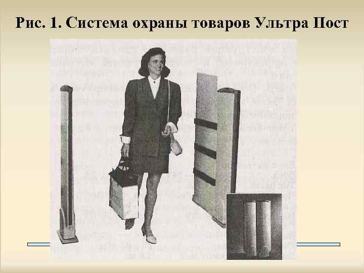 Рис. 1. Система охраны товаров Ультра Пост 