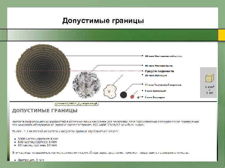Допустимые границы 